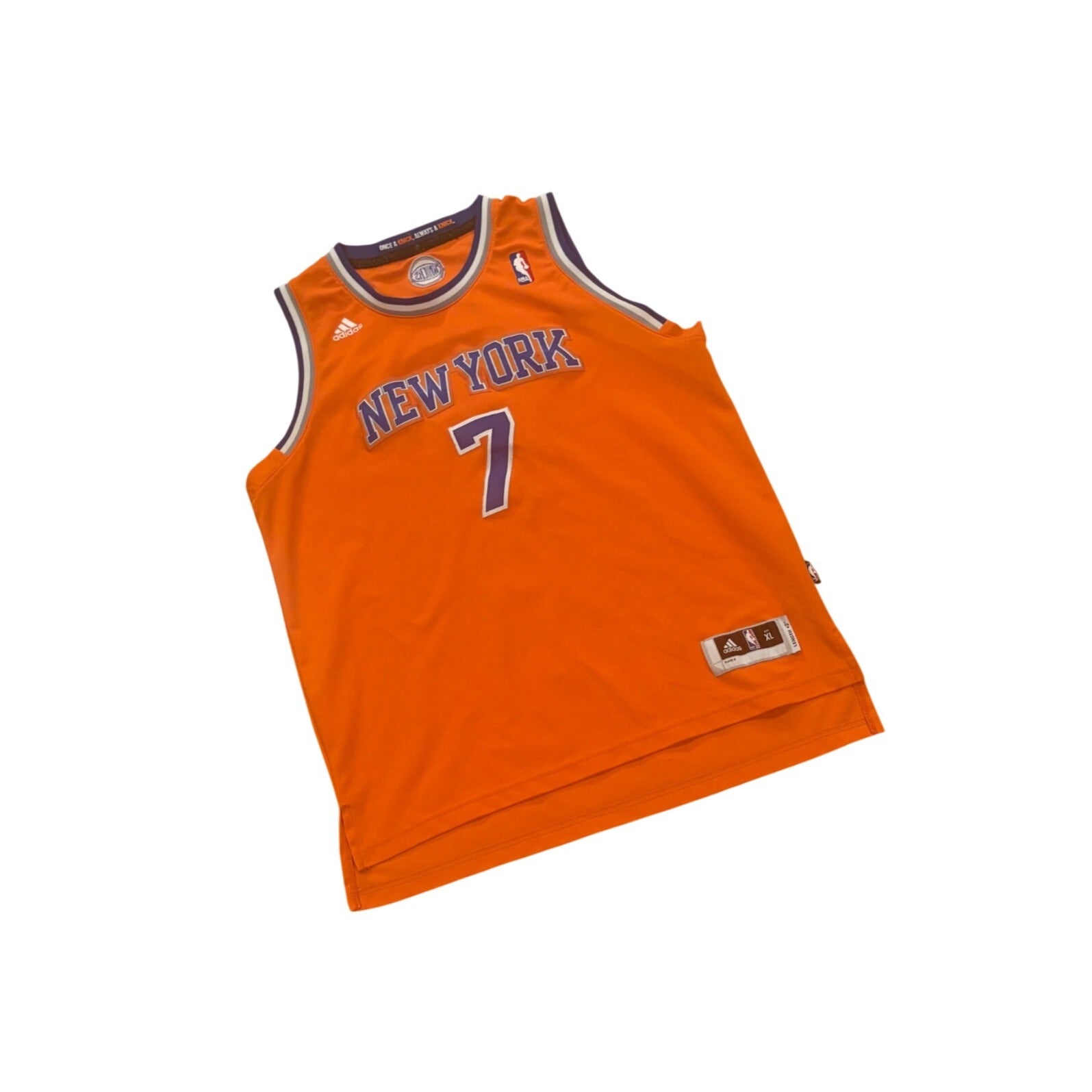 Adidas New York Knicks Carmelo Anthony #7 NBA Basketball Jersey Youth XL +2