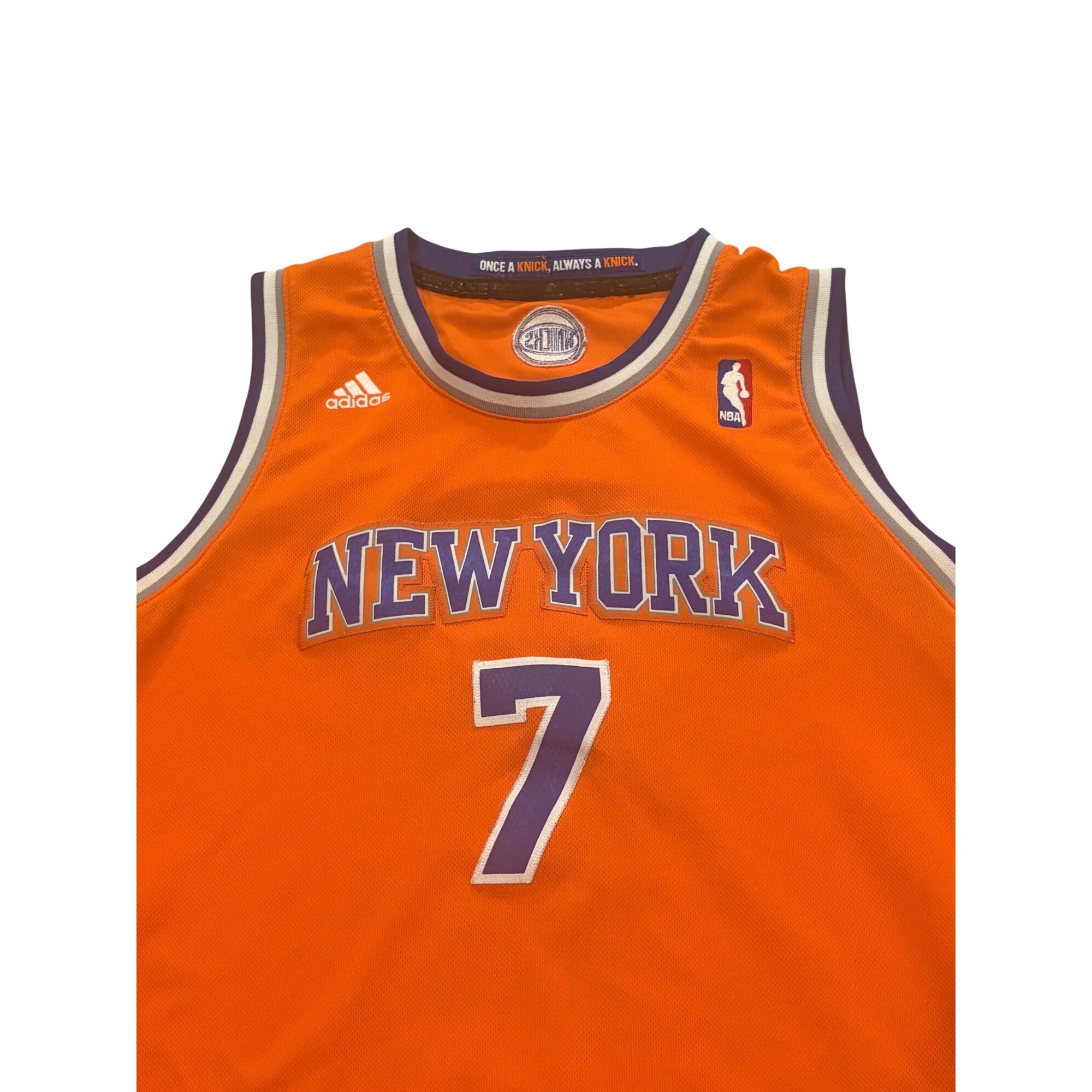 Adidas New York Knicks Carmelo Anthony #7 NBA Basketball Jersey Youth XL +2