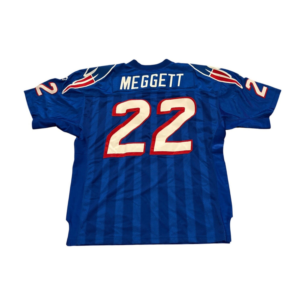 Vtg 90's Starter New England Patriots Dave Meggett #22 Authentic NFL Jersey 52