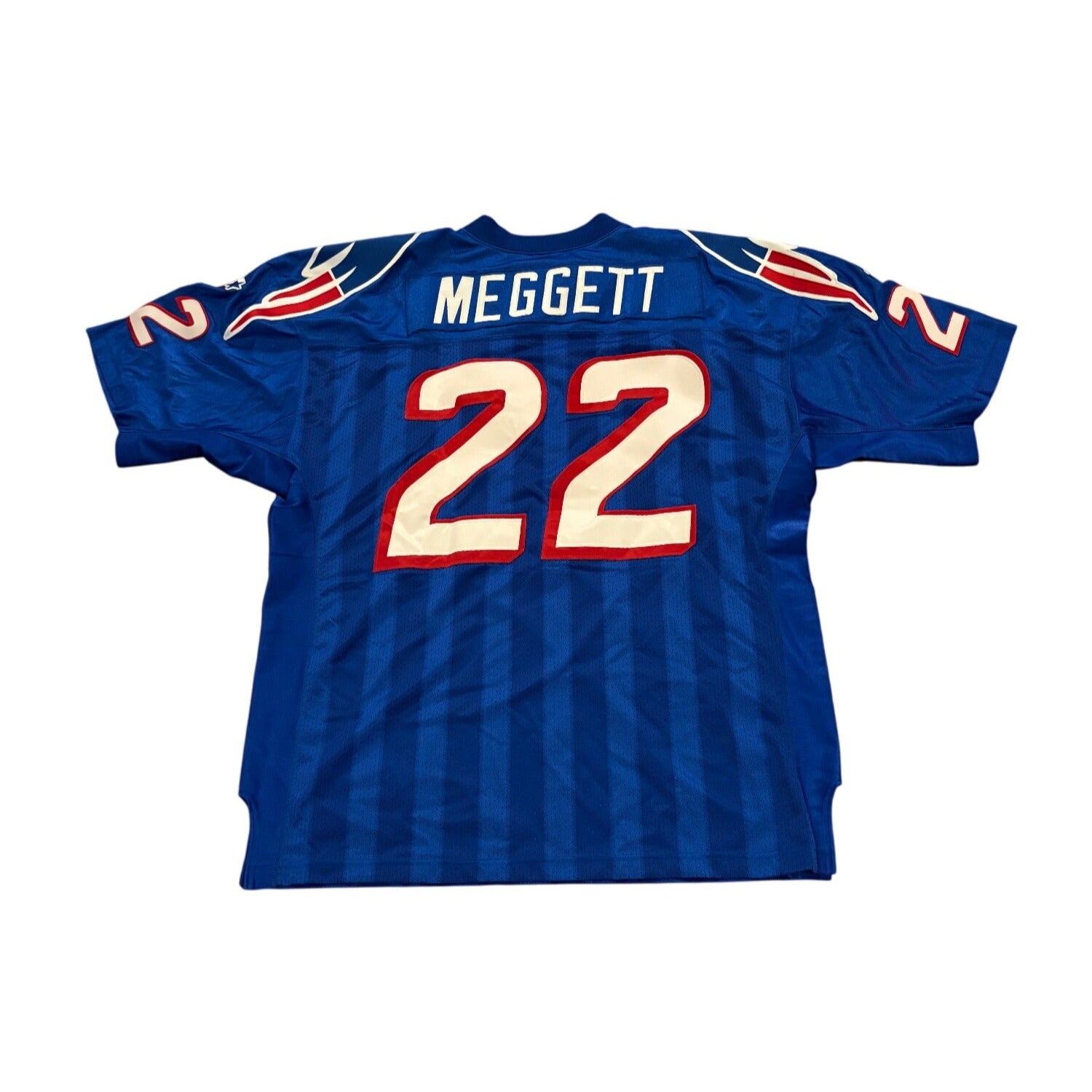 Vtg 90's Starter New England Patriots Dave Meggett #22 Authentic NFL Jersey 52