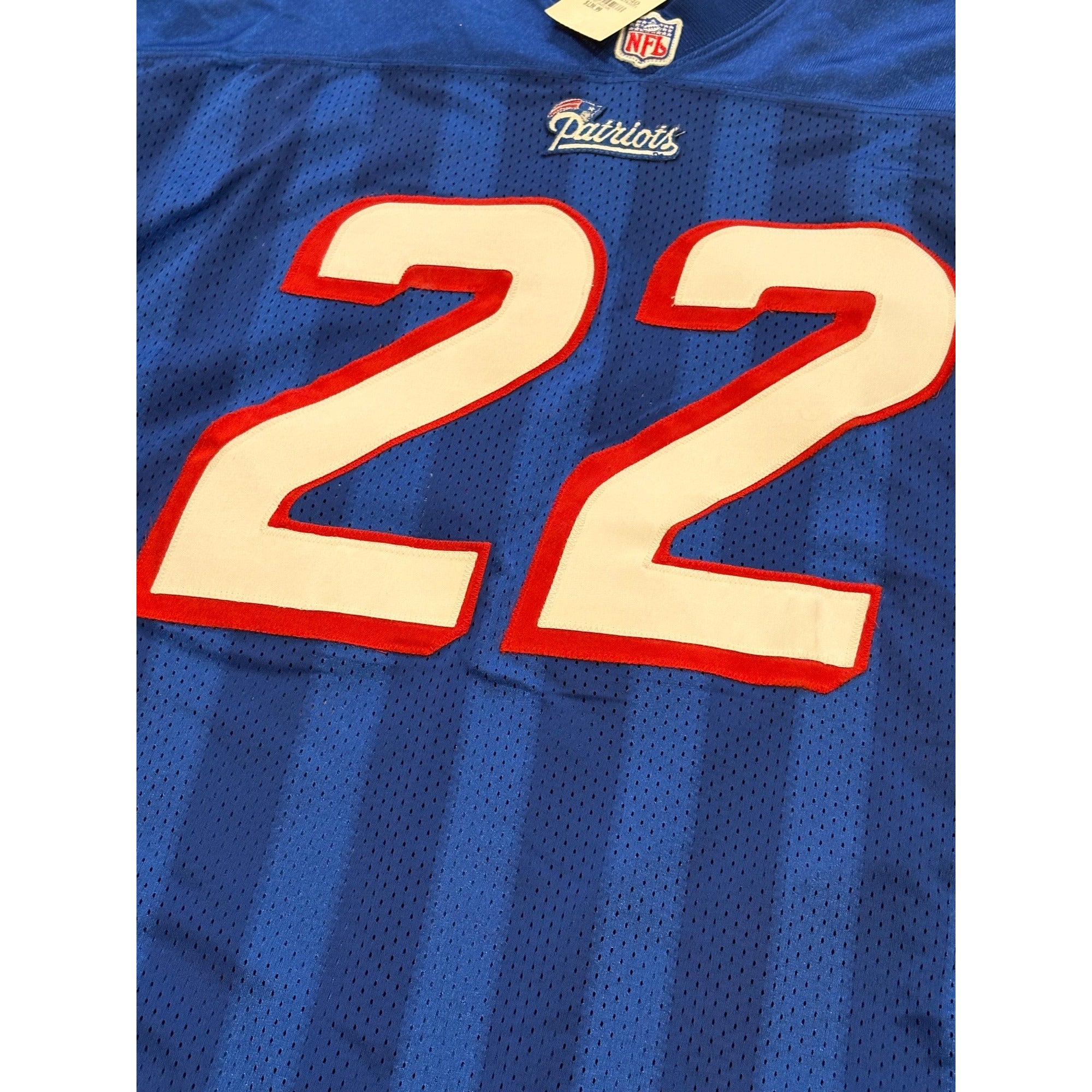 Vtg 90's Starter New England Patriots Dave Meggett #22 Authentic NFL Jersey 52