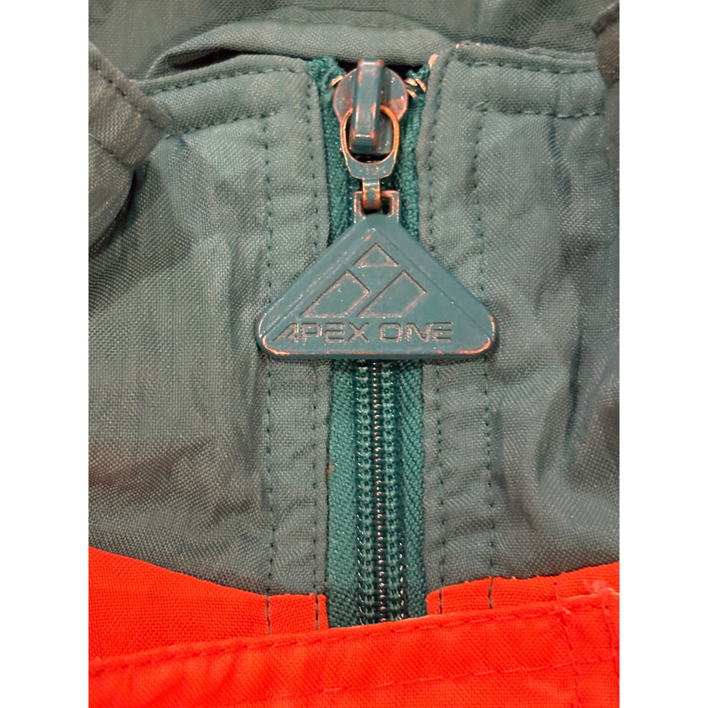 Vintage 1990's Apex One Miami Dolphins NFL Full Zip Windbreaker Jacket Medium