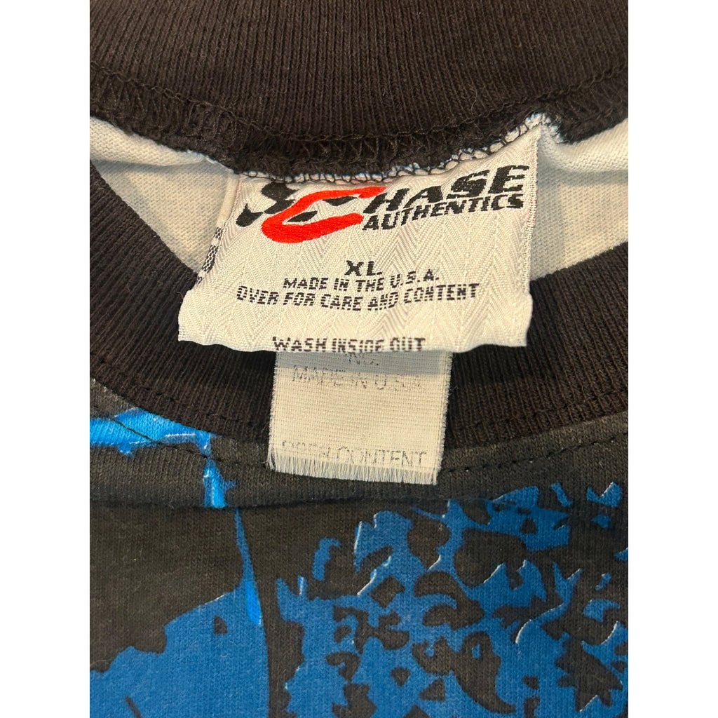 Vintage 1997 Nutmeg Mills Jeff Gordon Nascar All Over Print AOP T-Shirt Men's XL