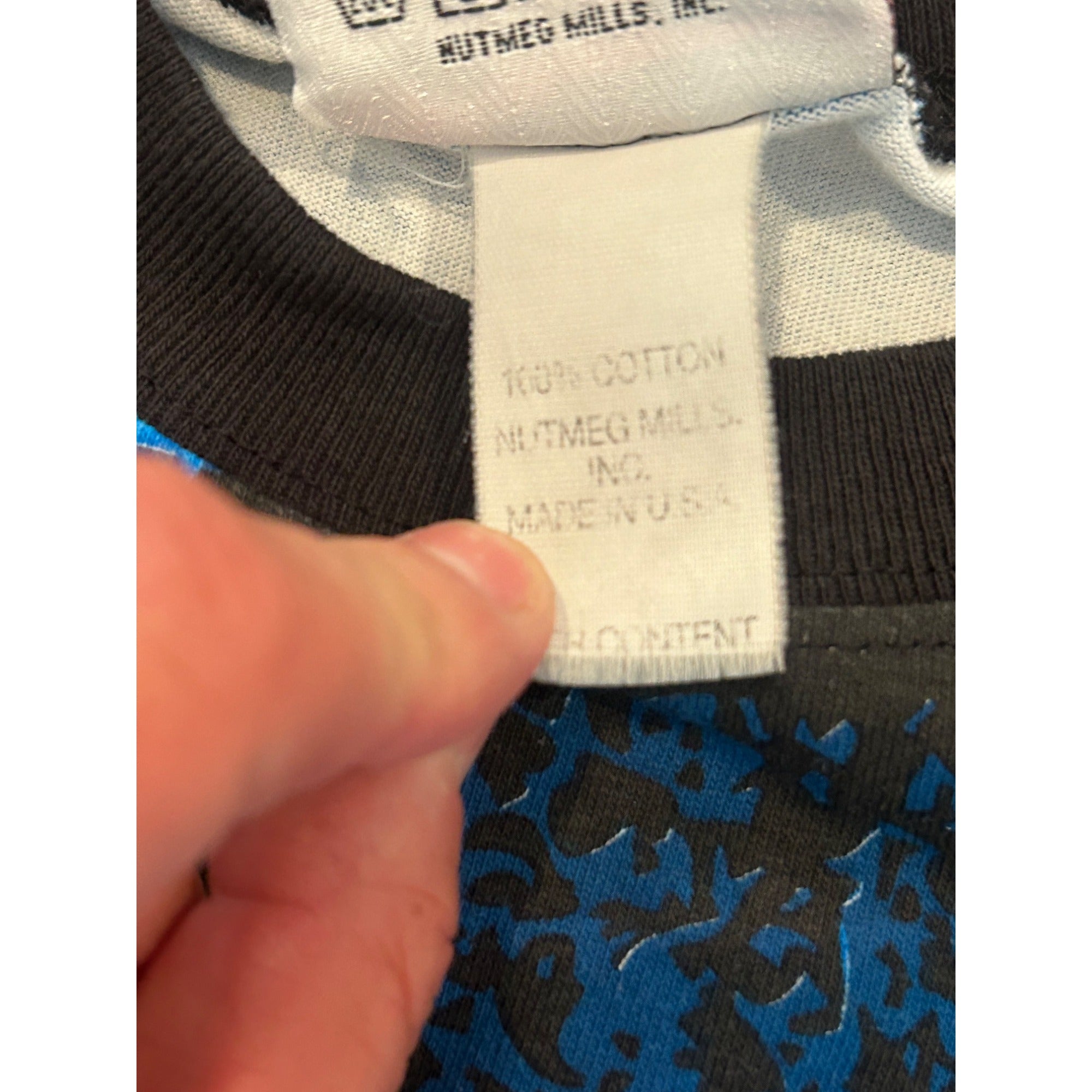 Vintage 1997 Nutmeg Mills Jeff Gordon Nascar All Over Print AOP T-Shirt Men's XL