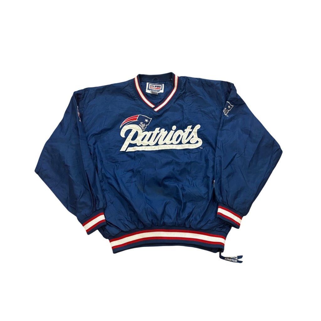 Vintage 90's Starter New England Patriots NFL Pro Line Windbreaker Jacket 2XL