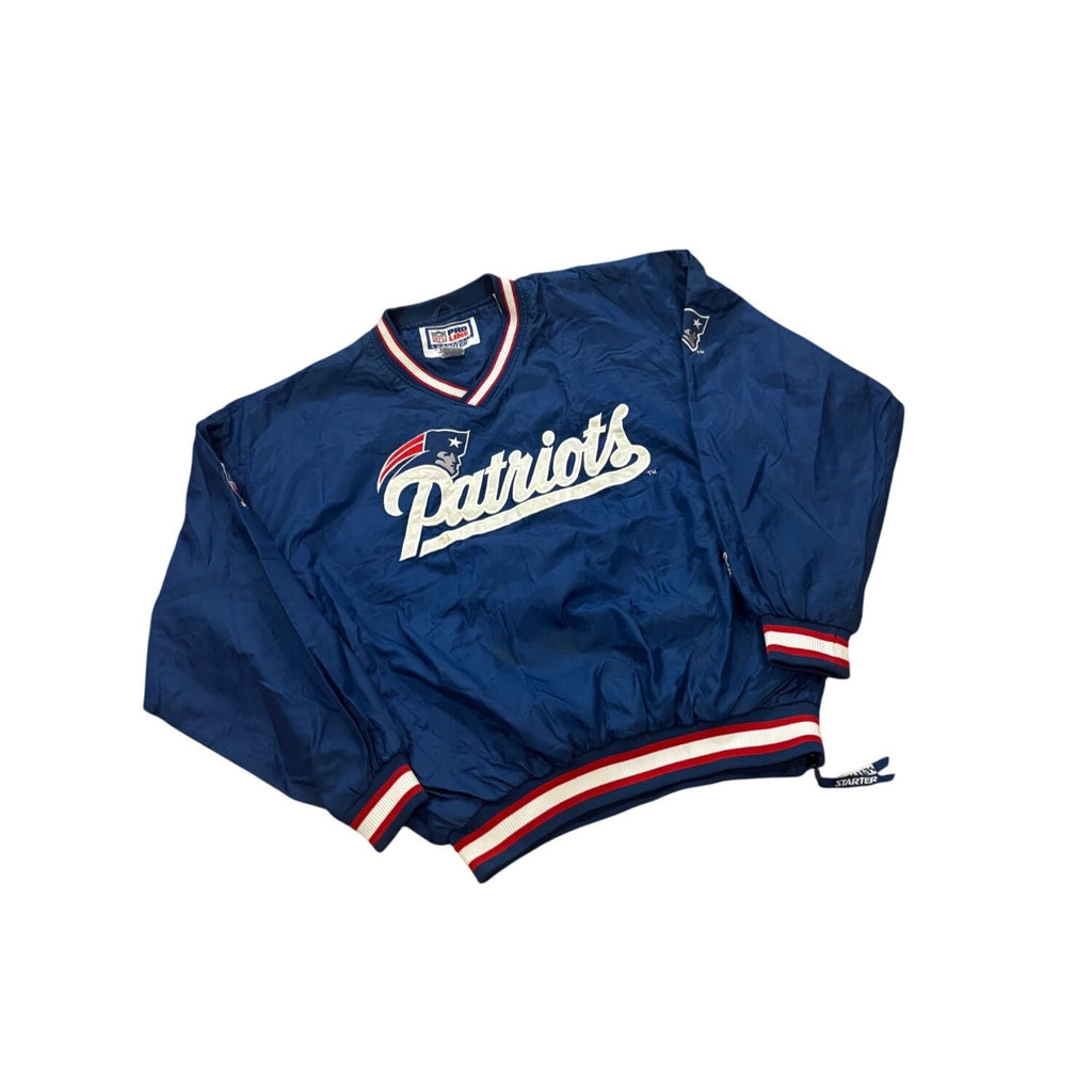 Vintage 90's Starter New England Patriots NFL Pro Line Windbreaker Jacket 2XL