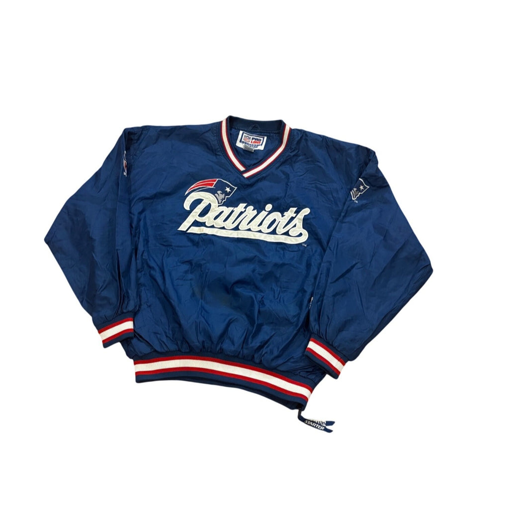 Vintage 90's Starter New England Patriots NFL Pro Line Windbreaker Jacket 2XL