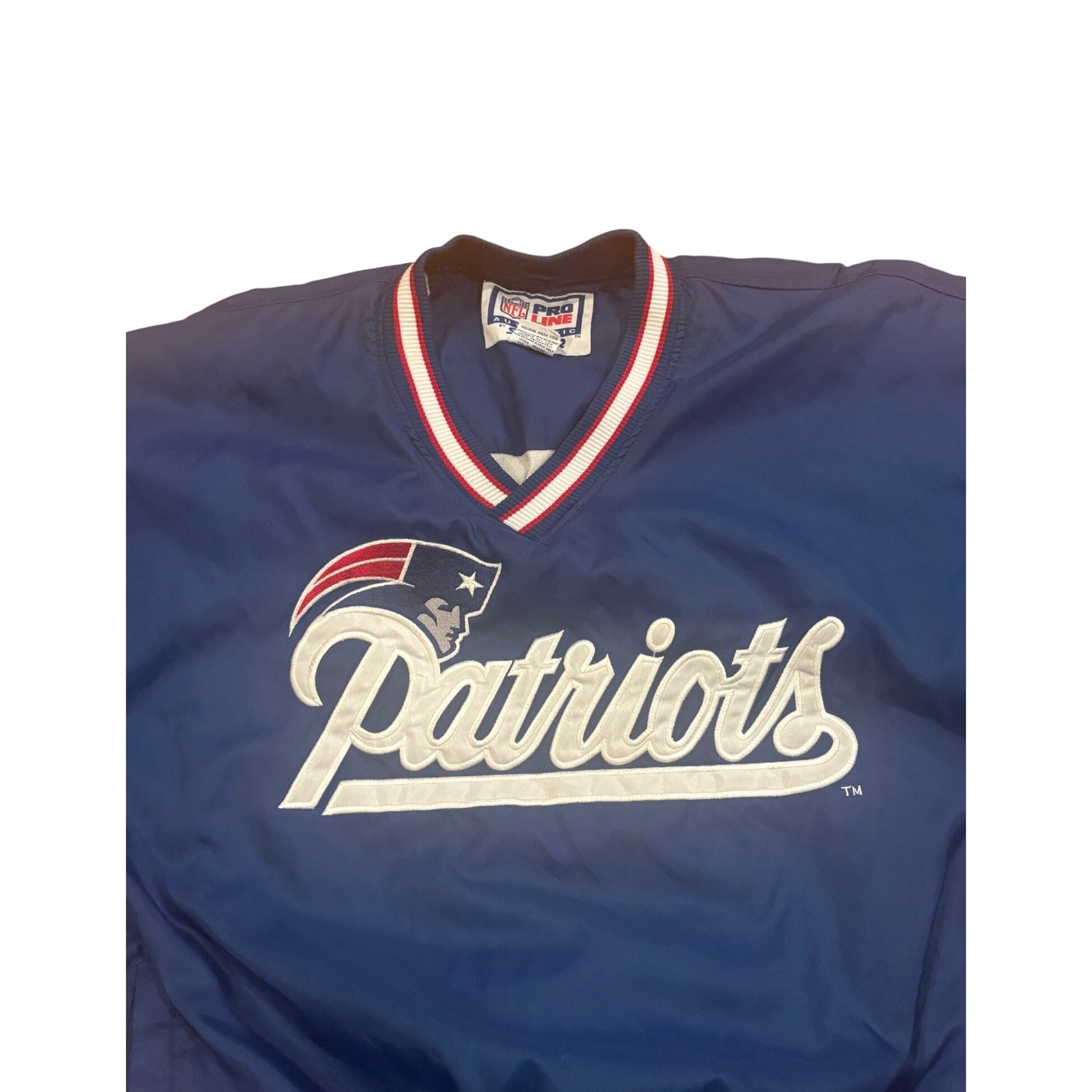 Vintage 90's Starter New England Patriots NFL Pro Line Windbreaker Jacket 2XL