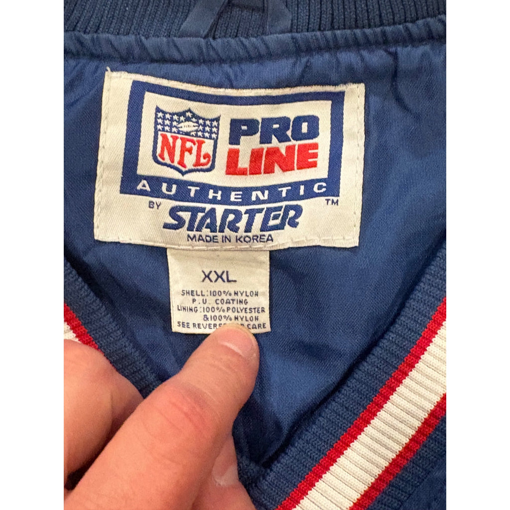 Vintage 90's Starter New England Patriots NFL Pro Line Windbreaker Jacket 2XL