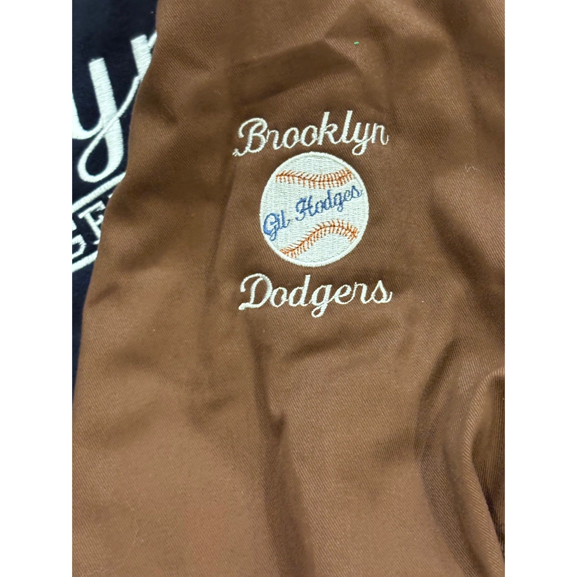 Vintage Brooklyn Dodgers Gil Hodges Varsity Bomber Jacket King Louie Men's XL