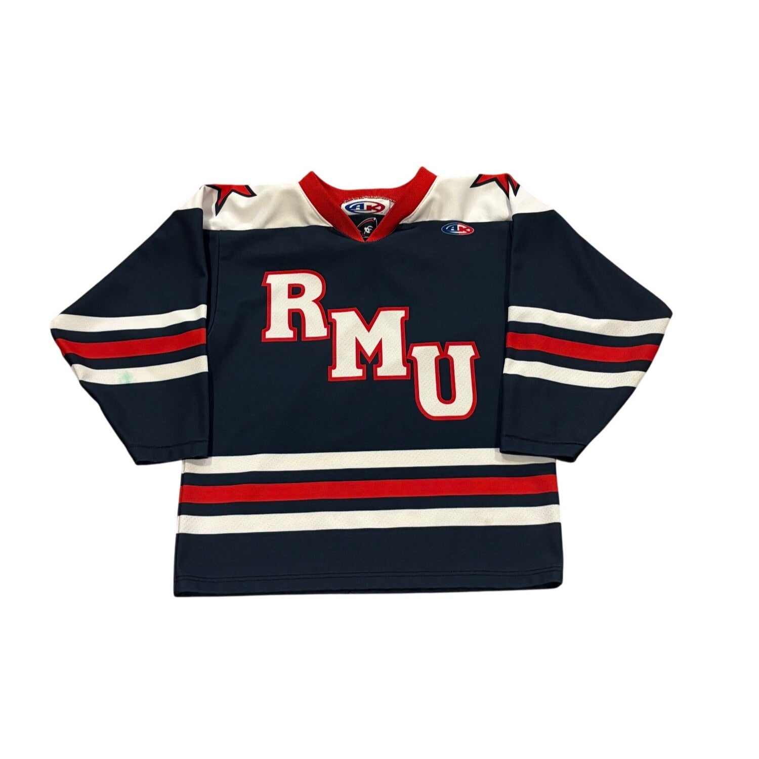 Robert Morris Colonials AK AthleticKnit NCAA Hockey Jersey Blue Youth Small