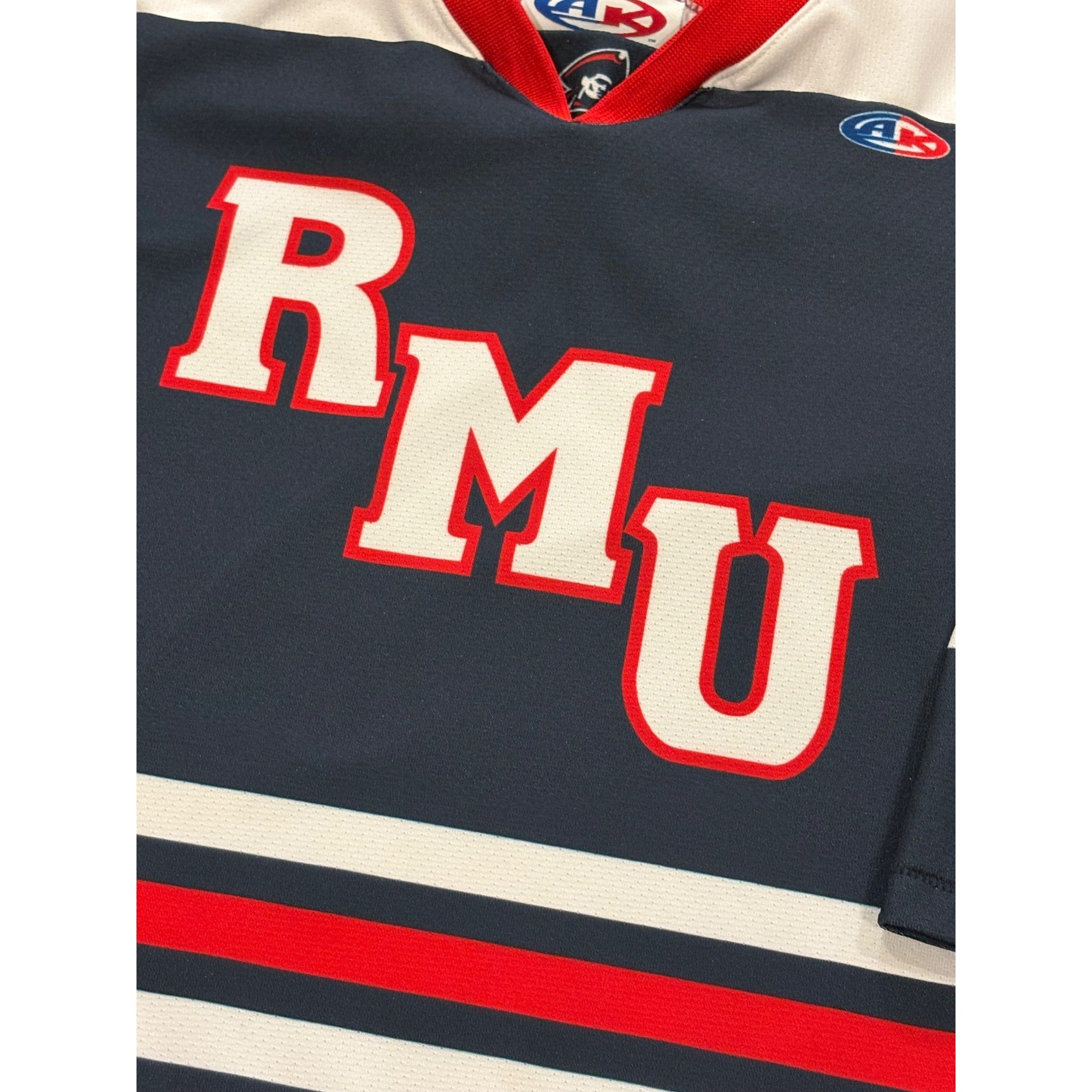 Robert Morris Colonials AK AthleticKnit NCAA Hockey Jersey Blue Youth Small
