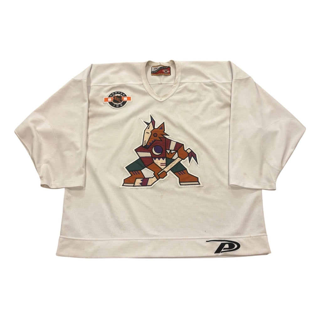 Vintage Pro Player 1999-2000 Phoenix Coyotes Team Issued Practice Jersey White