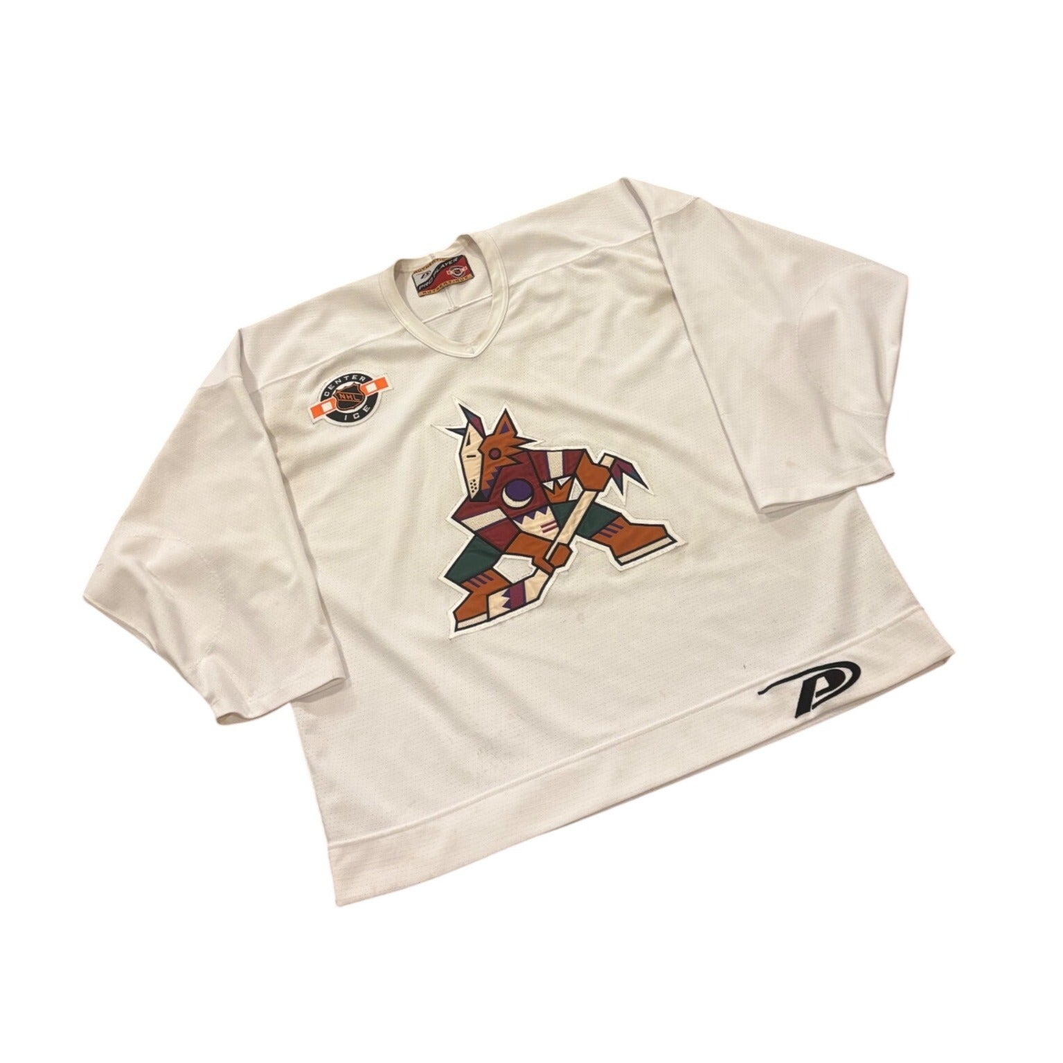 Vintage Pro Player 1999-2000 Phoenix Coyotes Team Issued Practice Jersey White