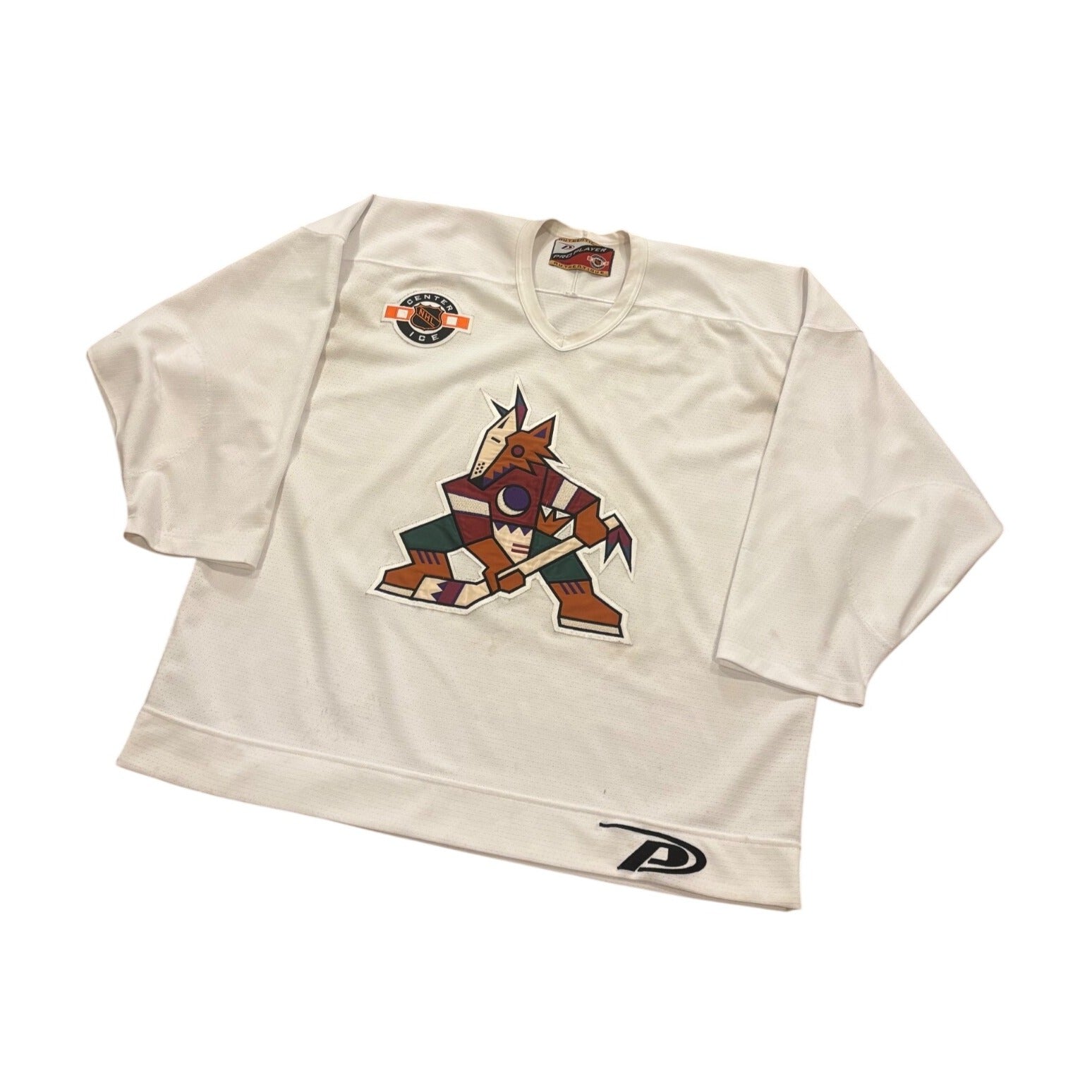 Vintage Pro Player 1999-2000 Phoenix Coyotes Team Issued Practice Jersey White