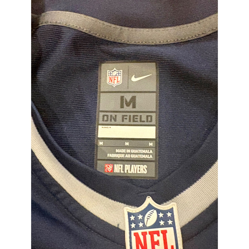 Nike New England Patriots Tom Brady #12 Blue NFL Football Jersey Men's Medium