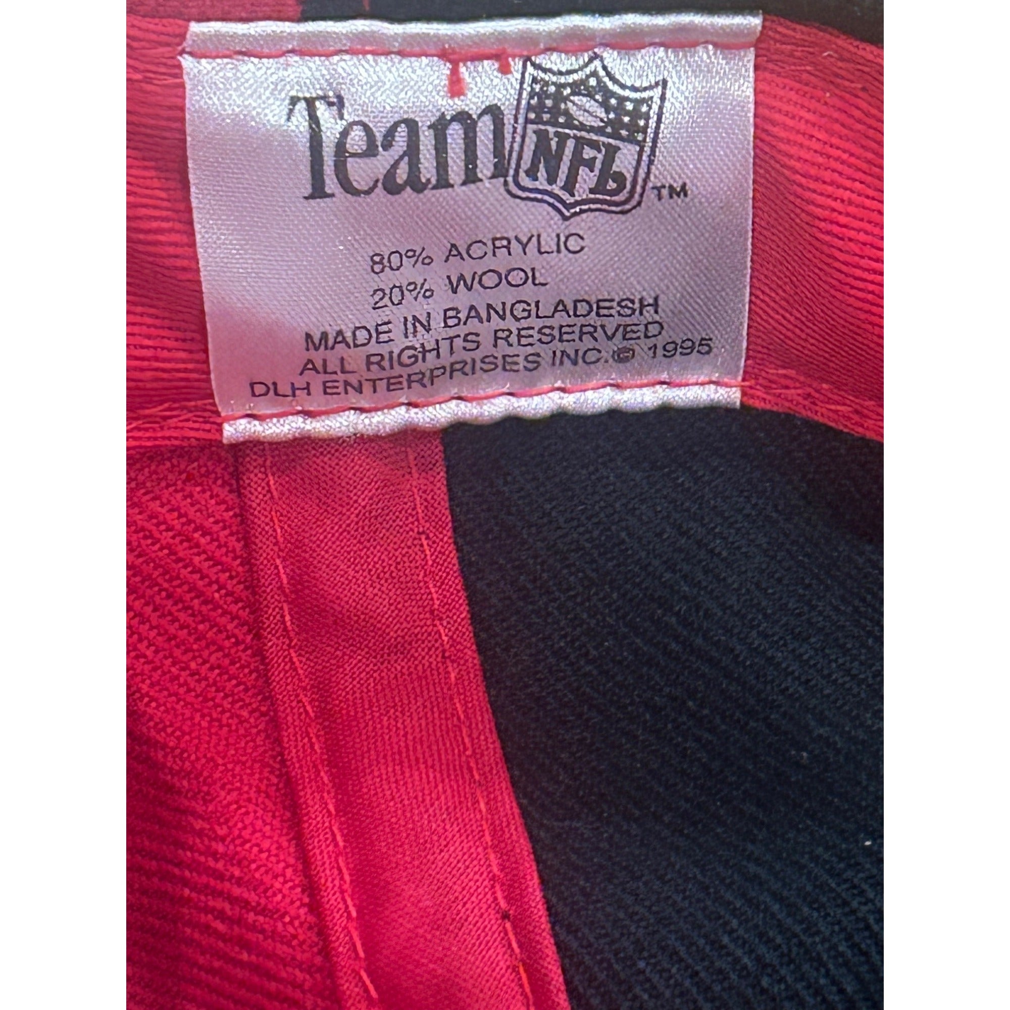 Vintage 1995 New England Patriots Drew Bledsoe Team NFL Wool Snapback Hat NWT