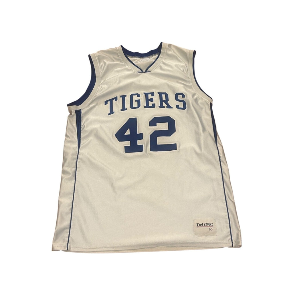 Vintage DeLong Memphis Tigers #42 NCAA Basketball Jersey Men's XL