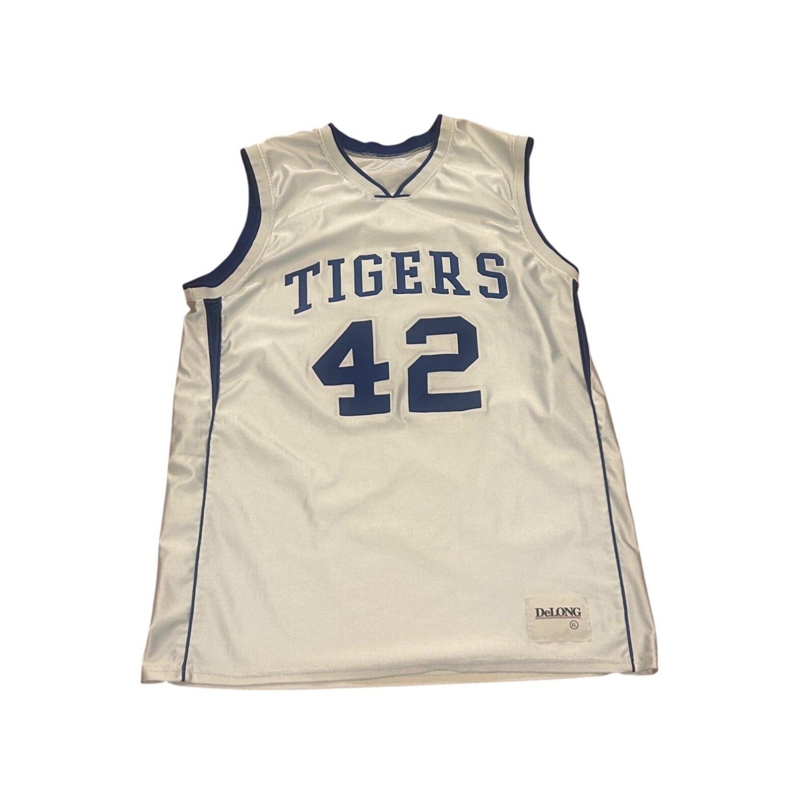 Vintage DeLong Memphis Tigers #42 NCAA Basketball Jersey Men's XL