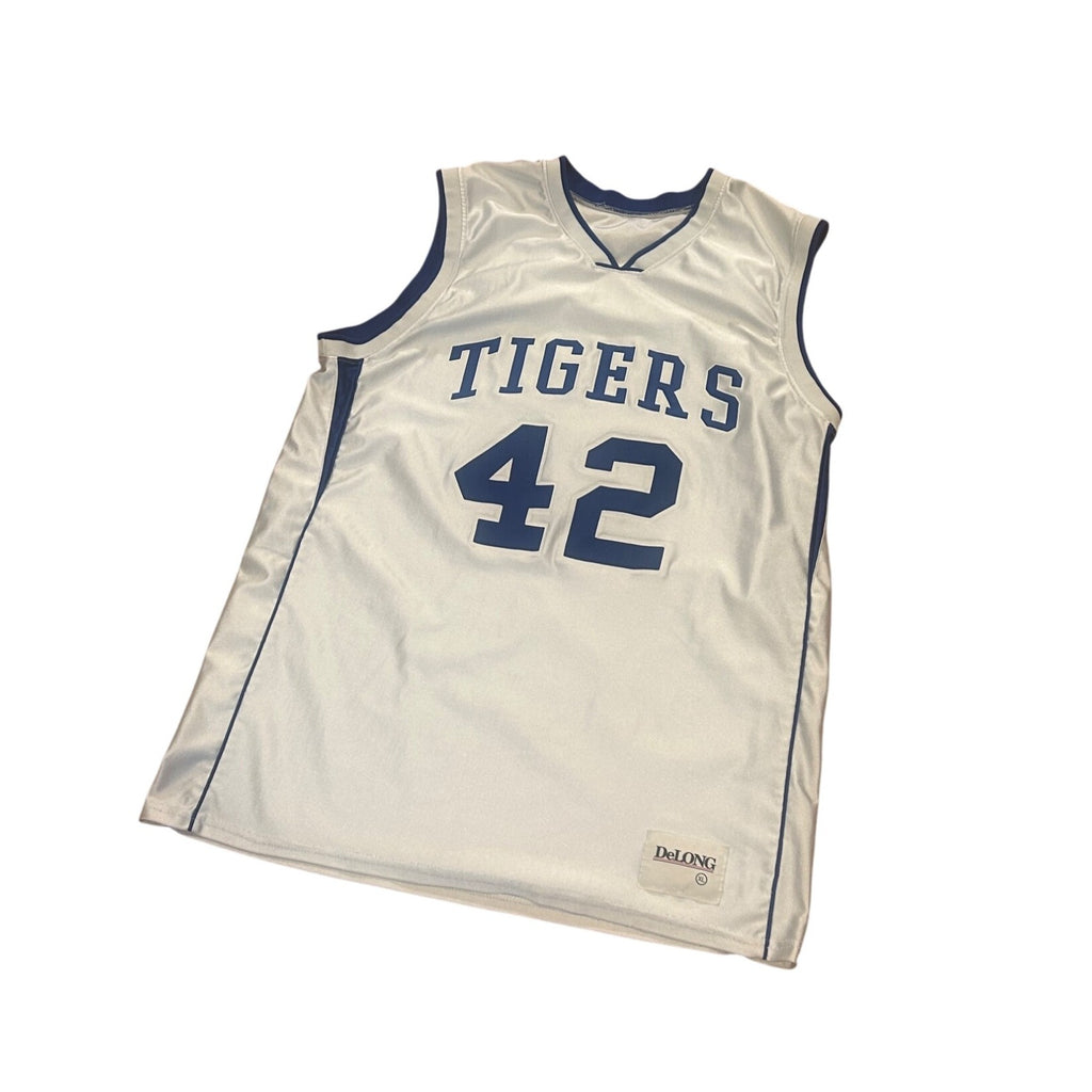 Vintage DeLong Memphis Tigers #42 NCAA Basketball Jersey Men's XL