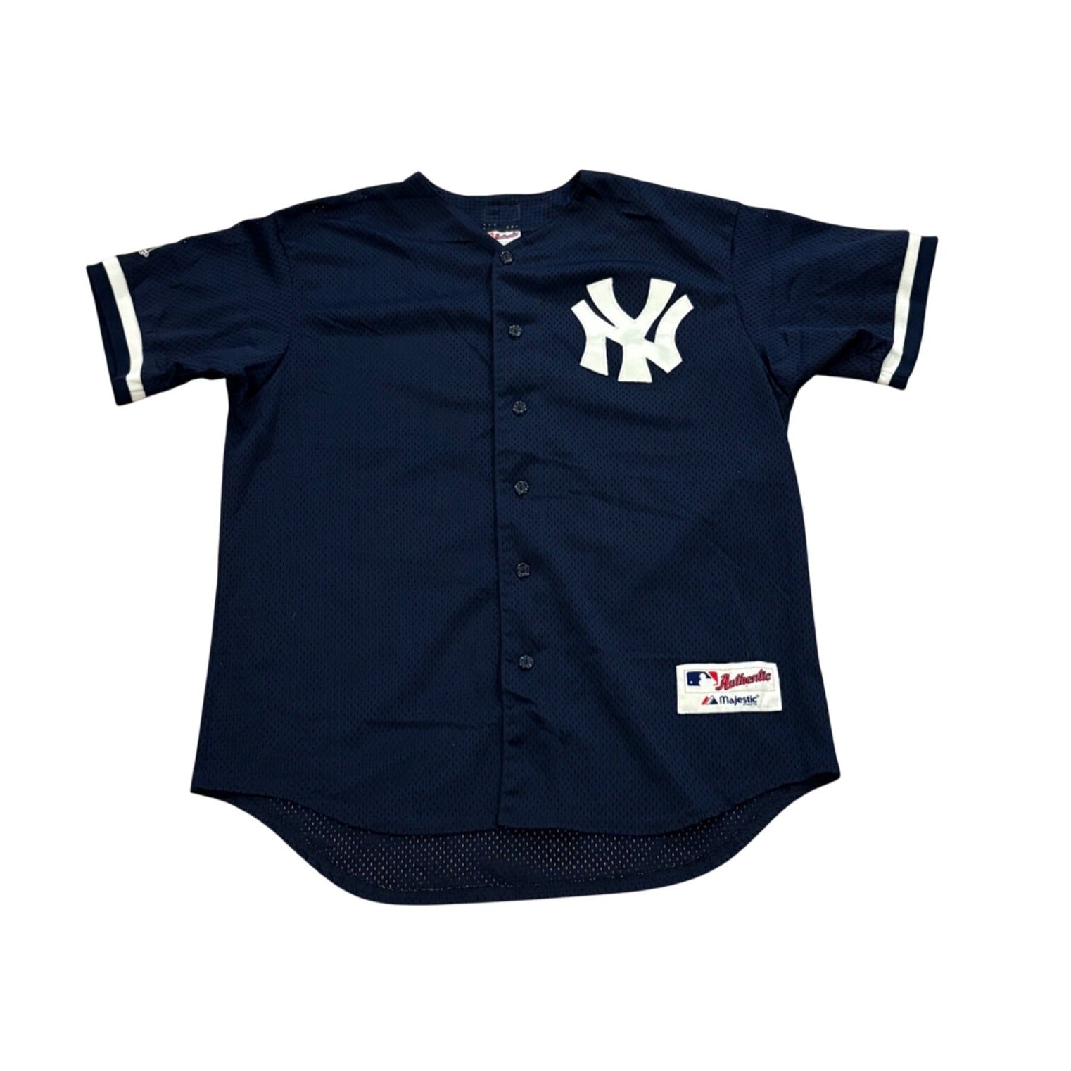 Vintage Y2k Majestic New York Yankees Authentic Spring Training Jersey Men's L