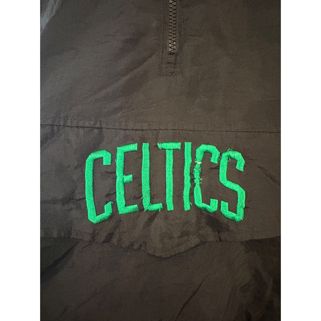Starter Boston Celtics NBA Basketball Hooded Puffer Jacket Black Men's Medium