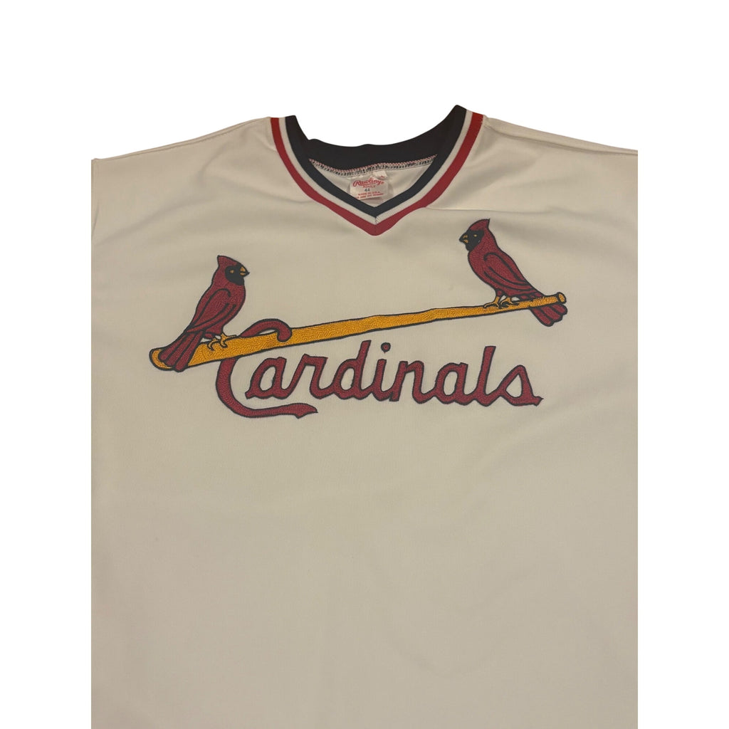 Vintage 80s Rawlings St. Louis Cardinals Authentic Pro Cut MLB Jersey Men's 44