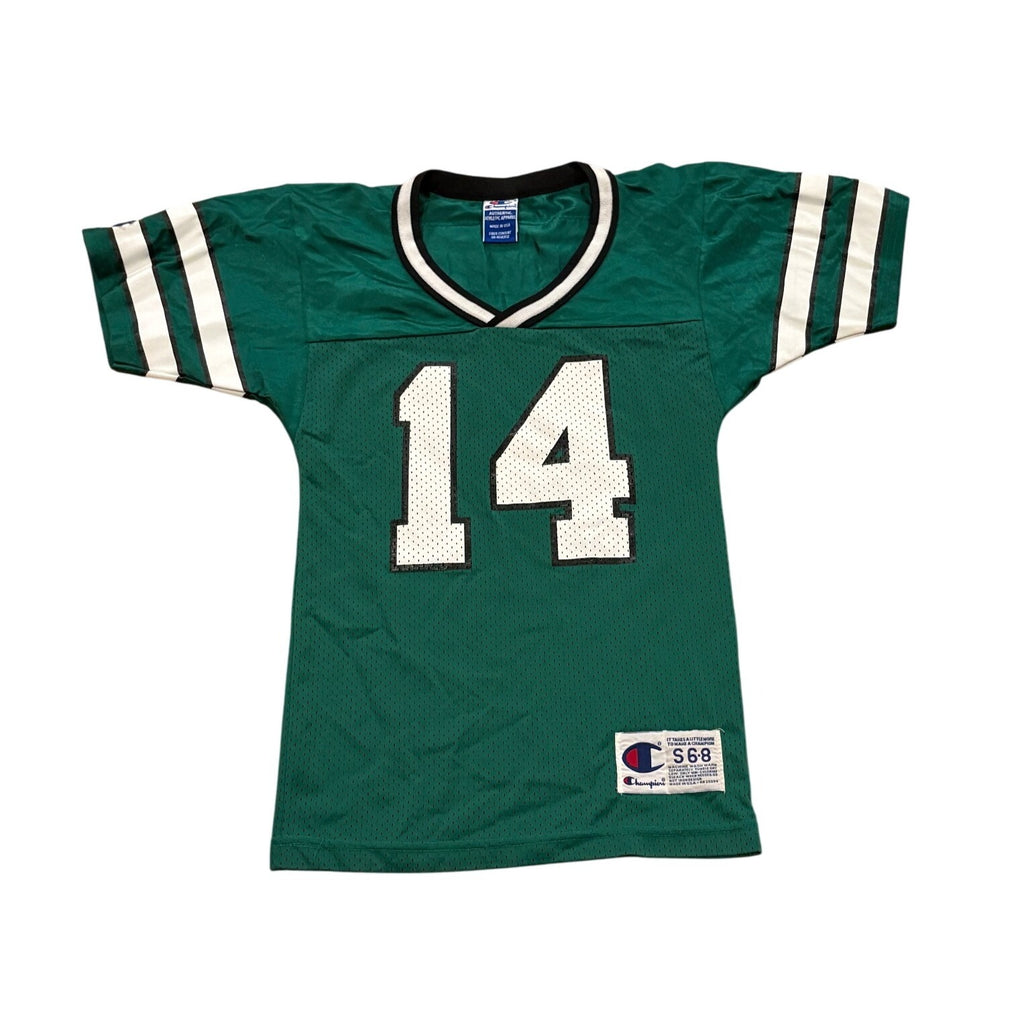 Vintage 90s Champion New York Jets Neil O'Donnell #14 NFL Jersey Youth Small 6-8