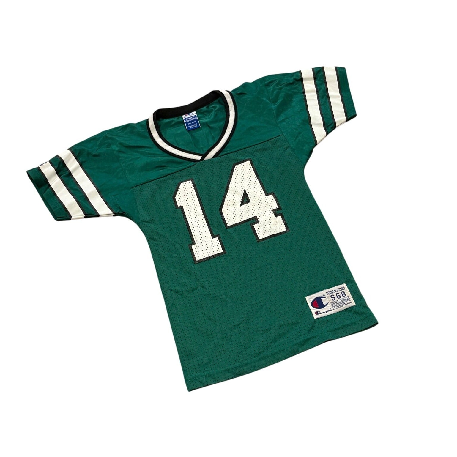 Vintage 90s Champion New York Jets Neil O'Donnell #14 NFL Jersey Youth Small 6-8