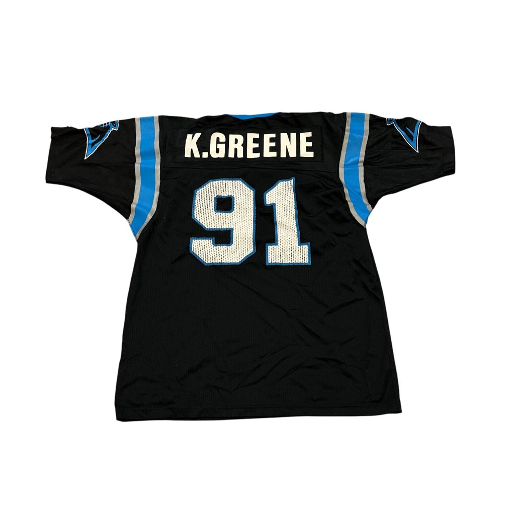 Vintage 90's Champion Carolina Panthers Kevin Greene NFL Football Jersey Size 44
