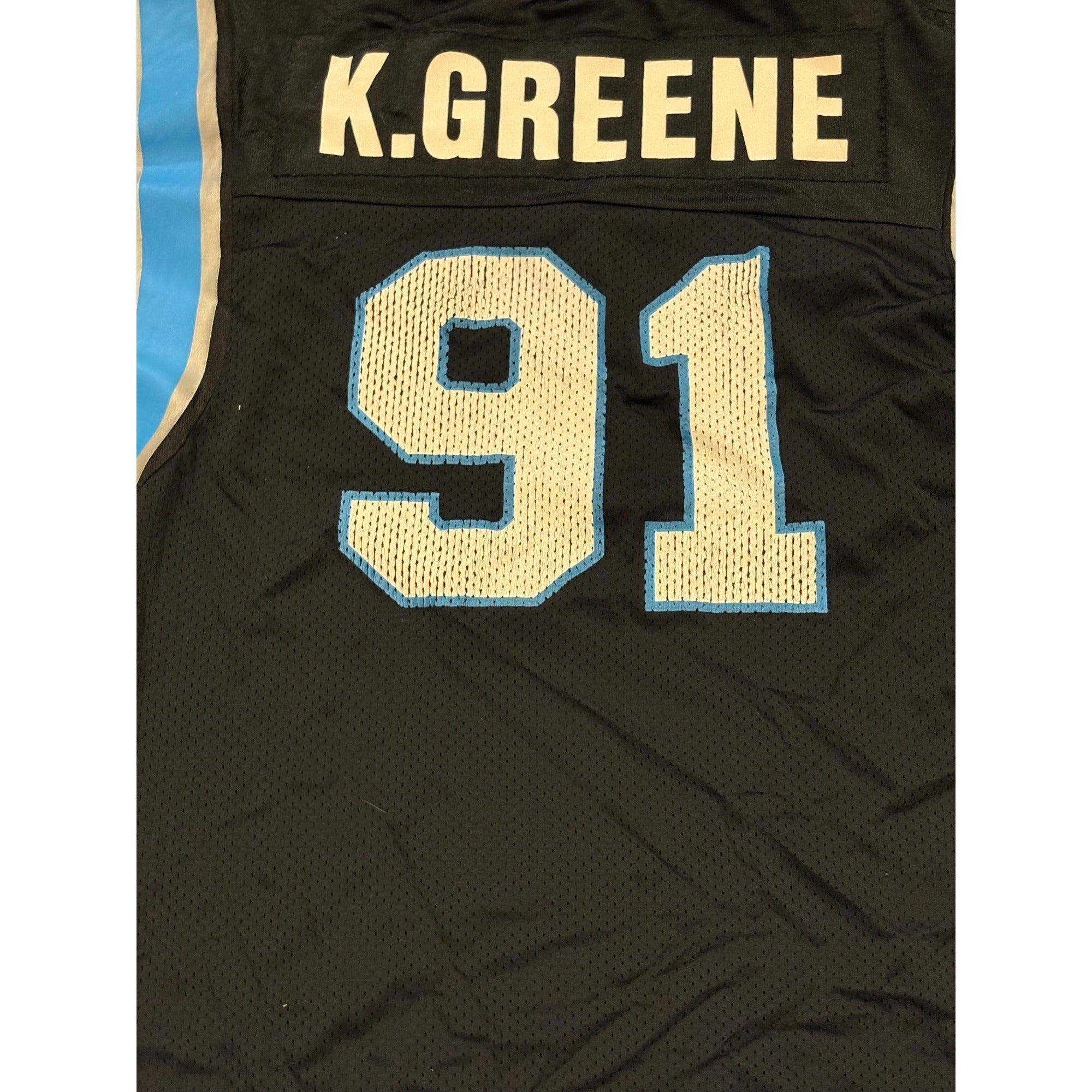 Vintage 90's Champion Carolina Panthers Kevin Greene NFL Football Jersey Size 44