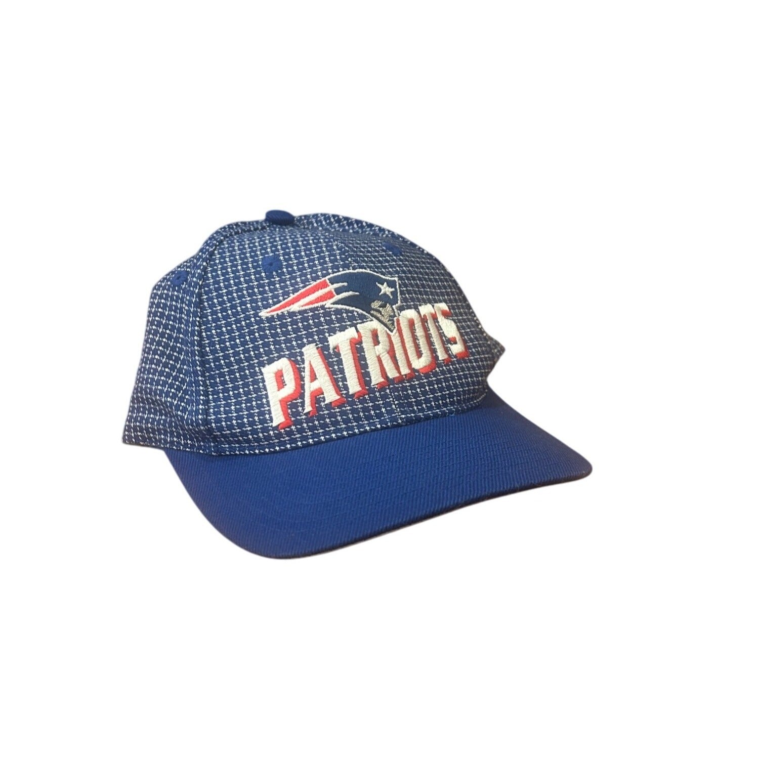 Vintage 1990's Logo Athletic NFL Pro Line New England Patriots Plaid Hat