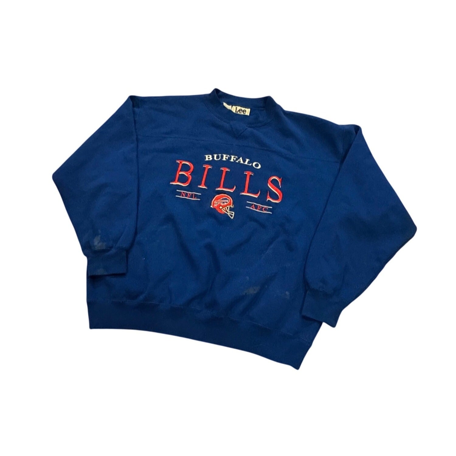 Vintage 90s Lee Sport Buffalo Bills NFL Crewneck Sweatshirt Men's Large