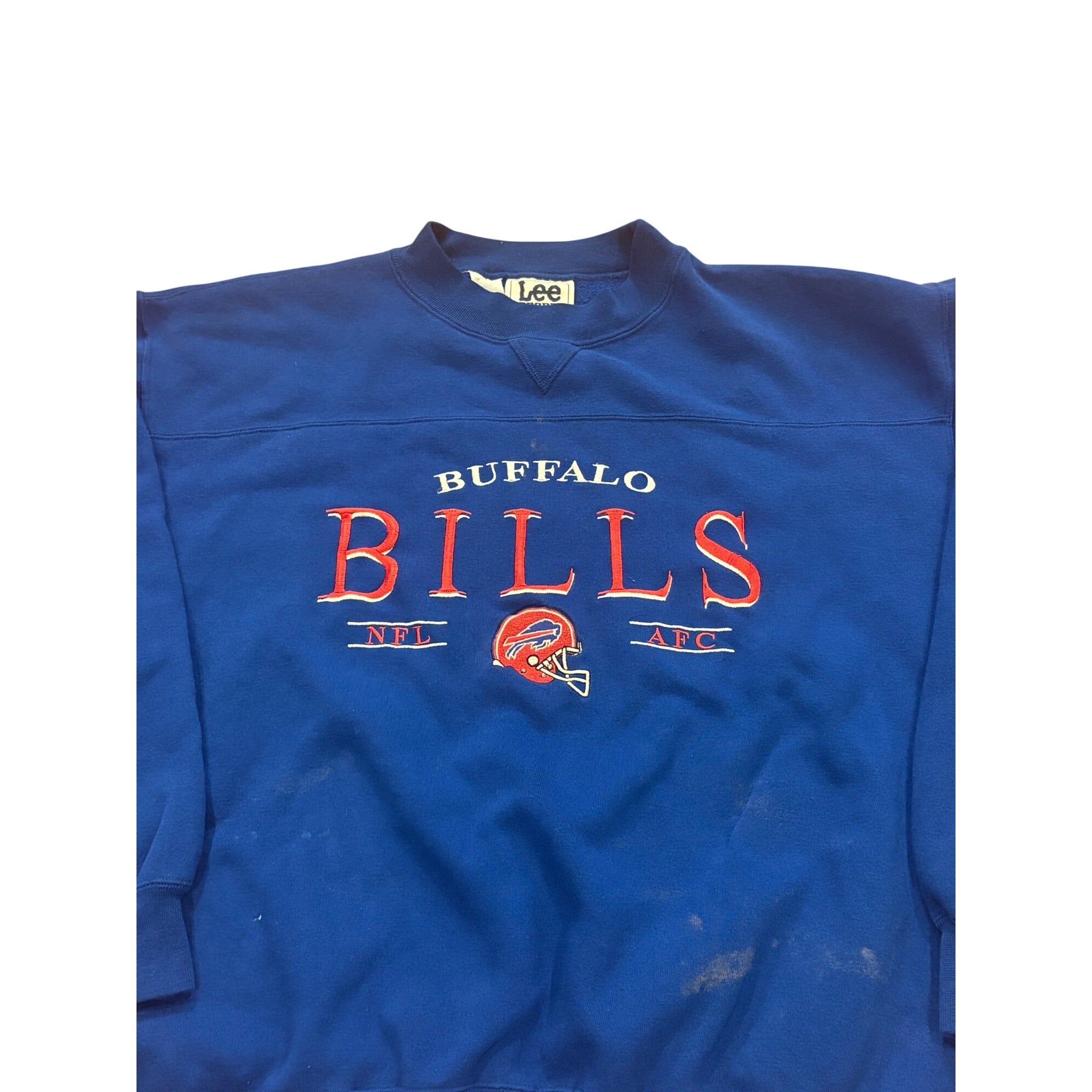 Vintage 90s Lee Sport Buffalo Bills NFL Crewneck Sweatshirt Men's Large