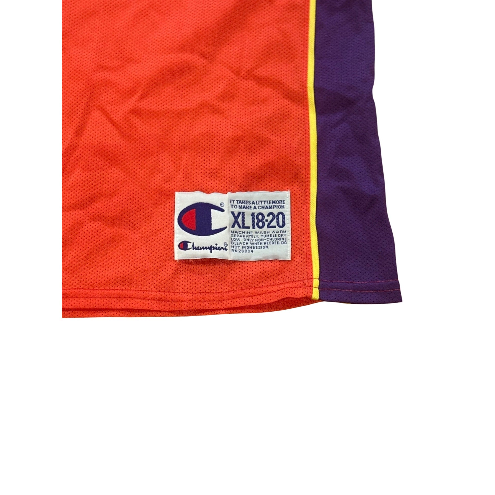 Vtg 90s Champion Phoenix Mercury Michele Timms #7 Signed WNBA Jersey Youth XL