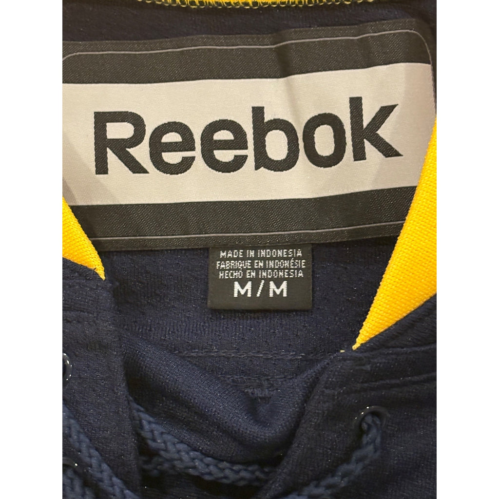 Reebok University of Michigan Wolverines NCAA Hockey Jersey Blue Men's Medium