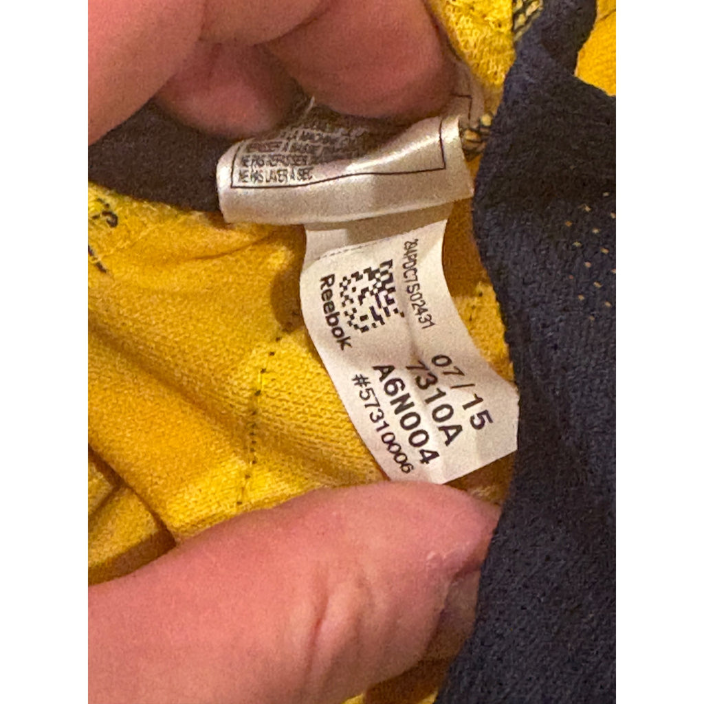 Reebok University of Michigan Wolverines NCAA Hockey Jersey Blue Men's Medium