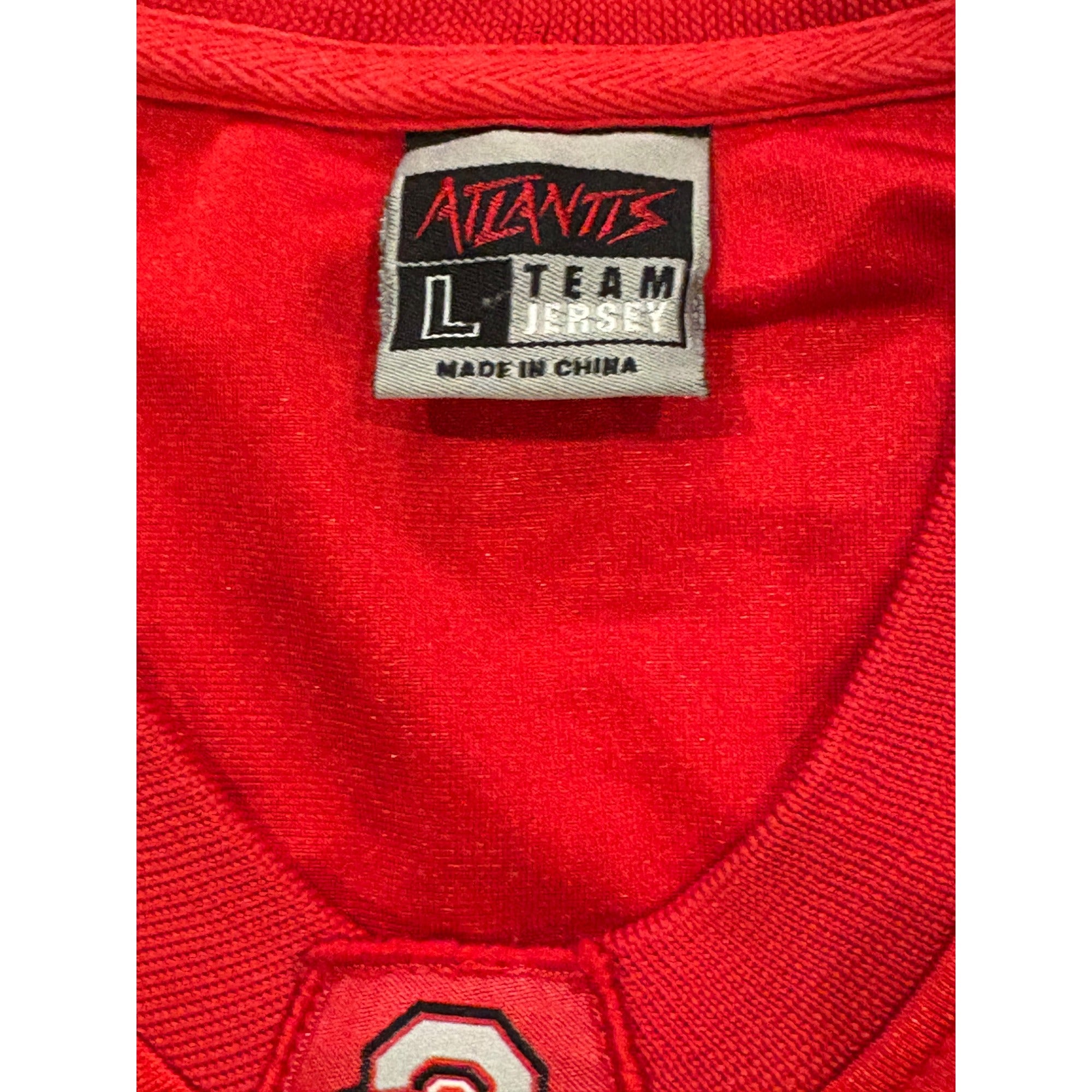 Ohio State Buckeyes #7 NCAA Football Jersey Atlantis Red Men's Large