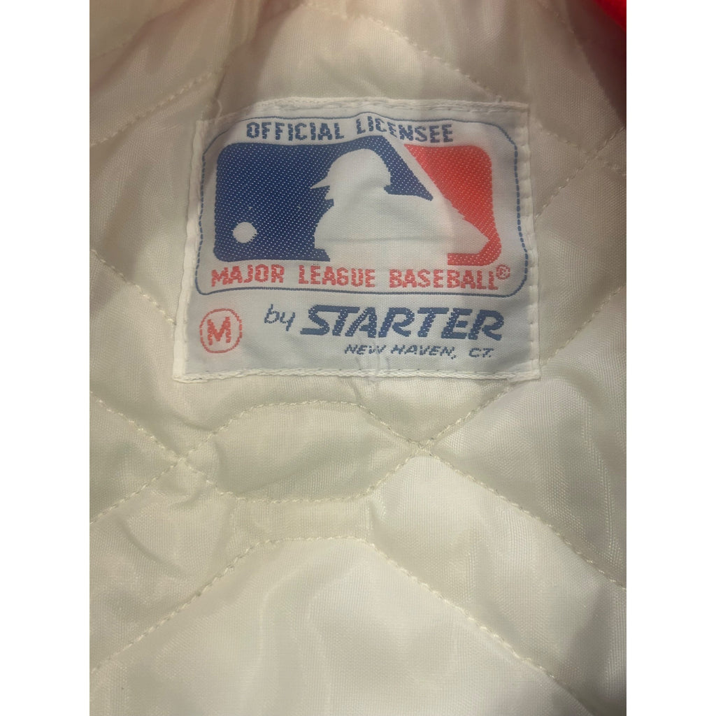 Vintage 1980's Starter California Angels MLB Satin Bomber Jacket Men's Medium