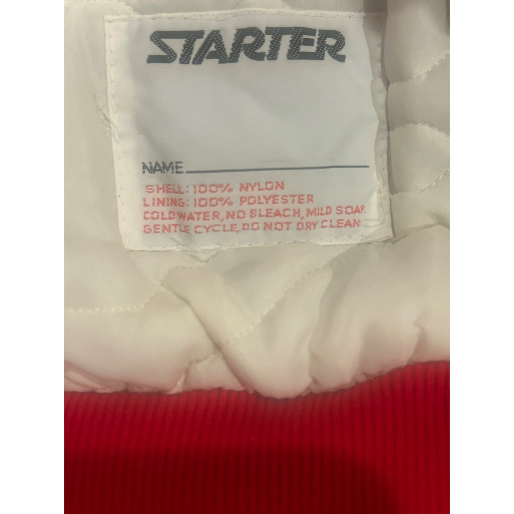 Vintage 1980's Starter California Angels MLB Satin Bomber Jacket Men's Medium