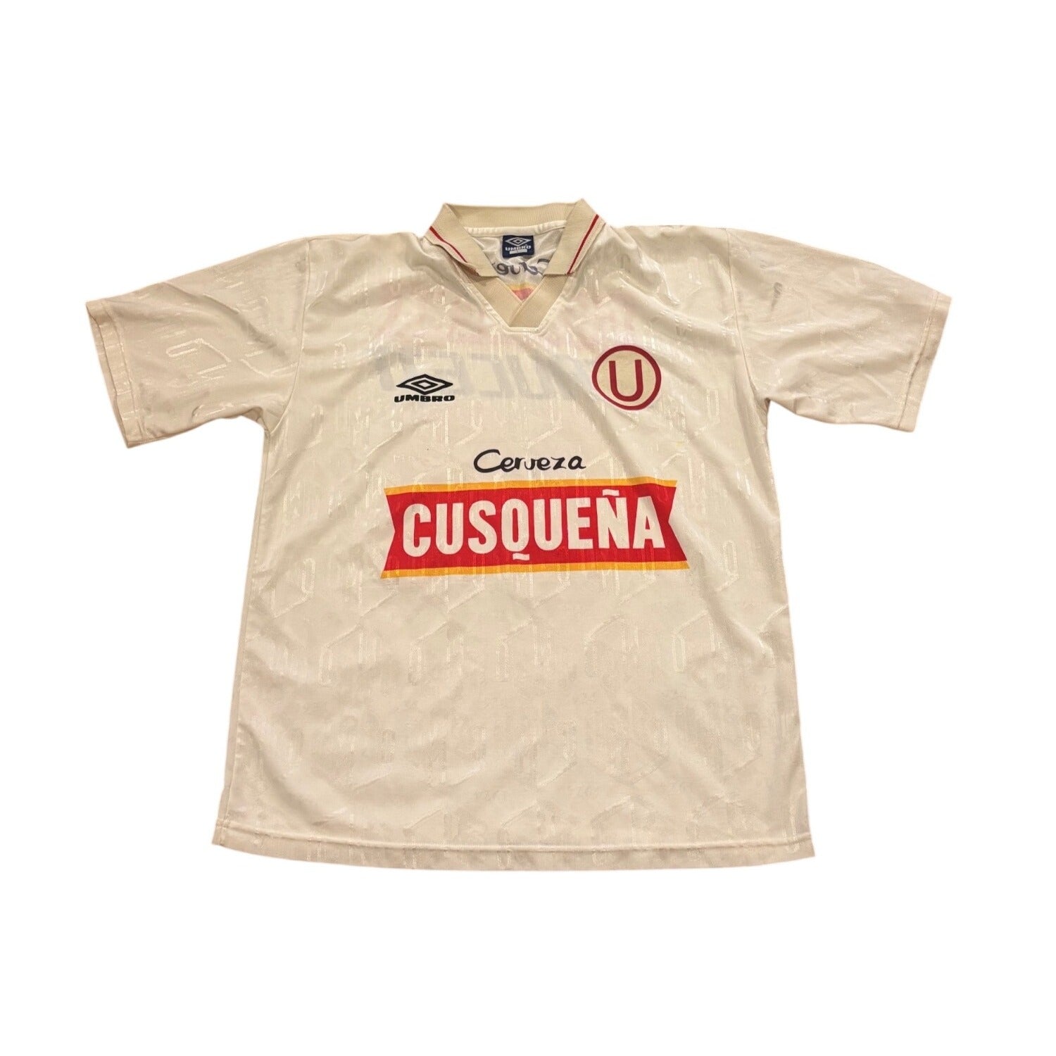 Rare 1996 Umbro Club Universitario de Deportes Peru Home Kit Soccer Jersey Large
