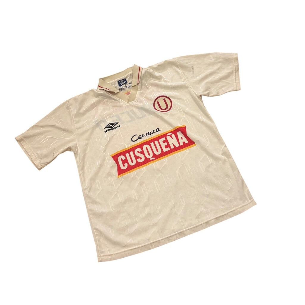 Rare 1996 Umbro Club Universitario de Deportes Peru Home Kit Soccer Jersey Large