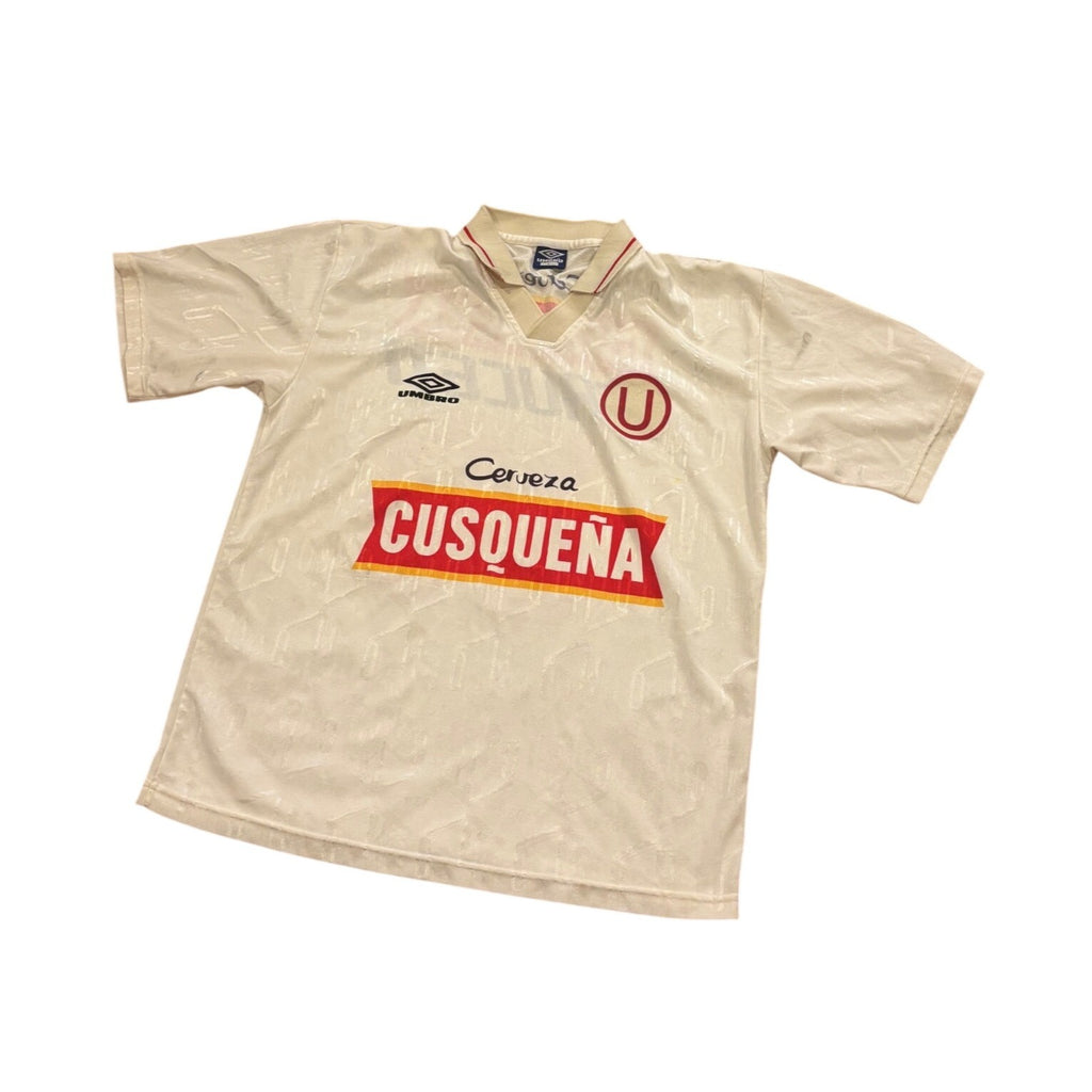Rare 1996 Umbro Club Universitario de Deportes Peru Home Kit Soccer Jersey Large