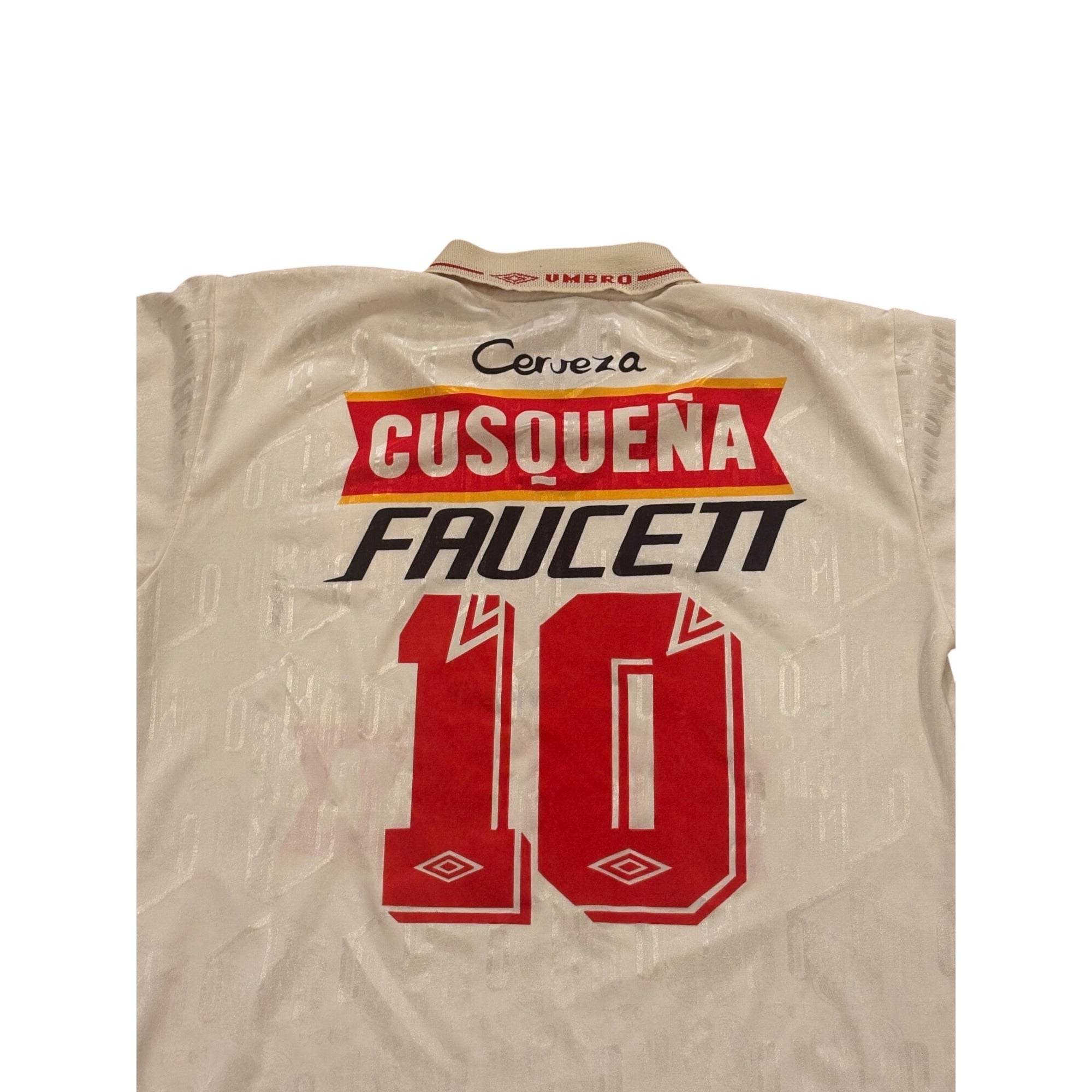 Rare 1996 Umbro Club Universitario de Deportes Peru Home Kit Soccer Jersey Large
