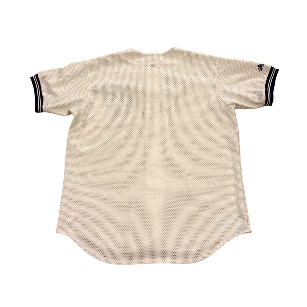 Majestic New York Yankees Cream White MLB Baseball Jersey Men's Large