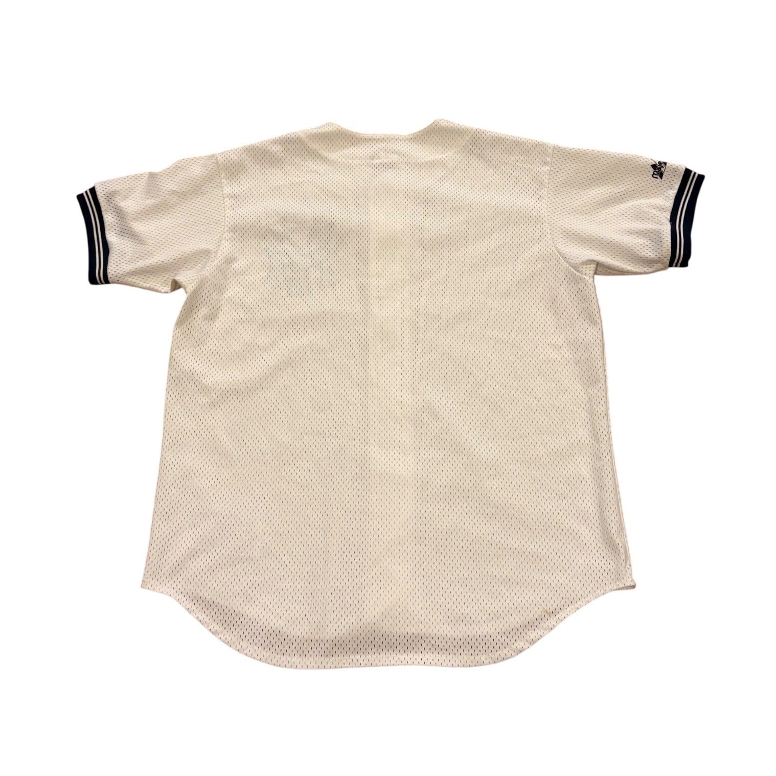 Majestic New York Yankees Cream White MLB Baseball Jersey Men's Large