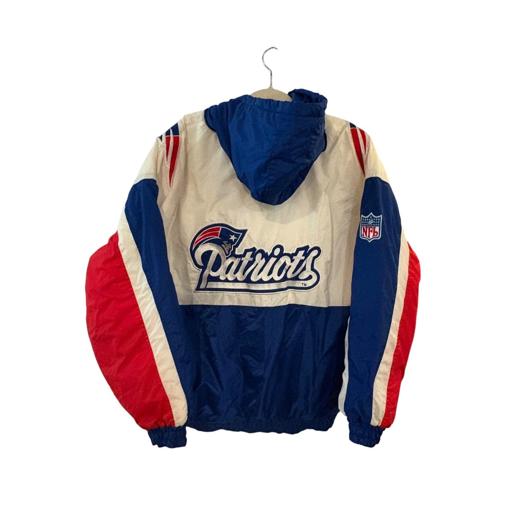 Vintage 90s Apex One New England Patriots NFL Pro Line Full Zip Puffer Jacket XL