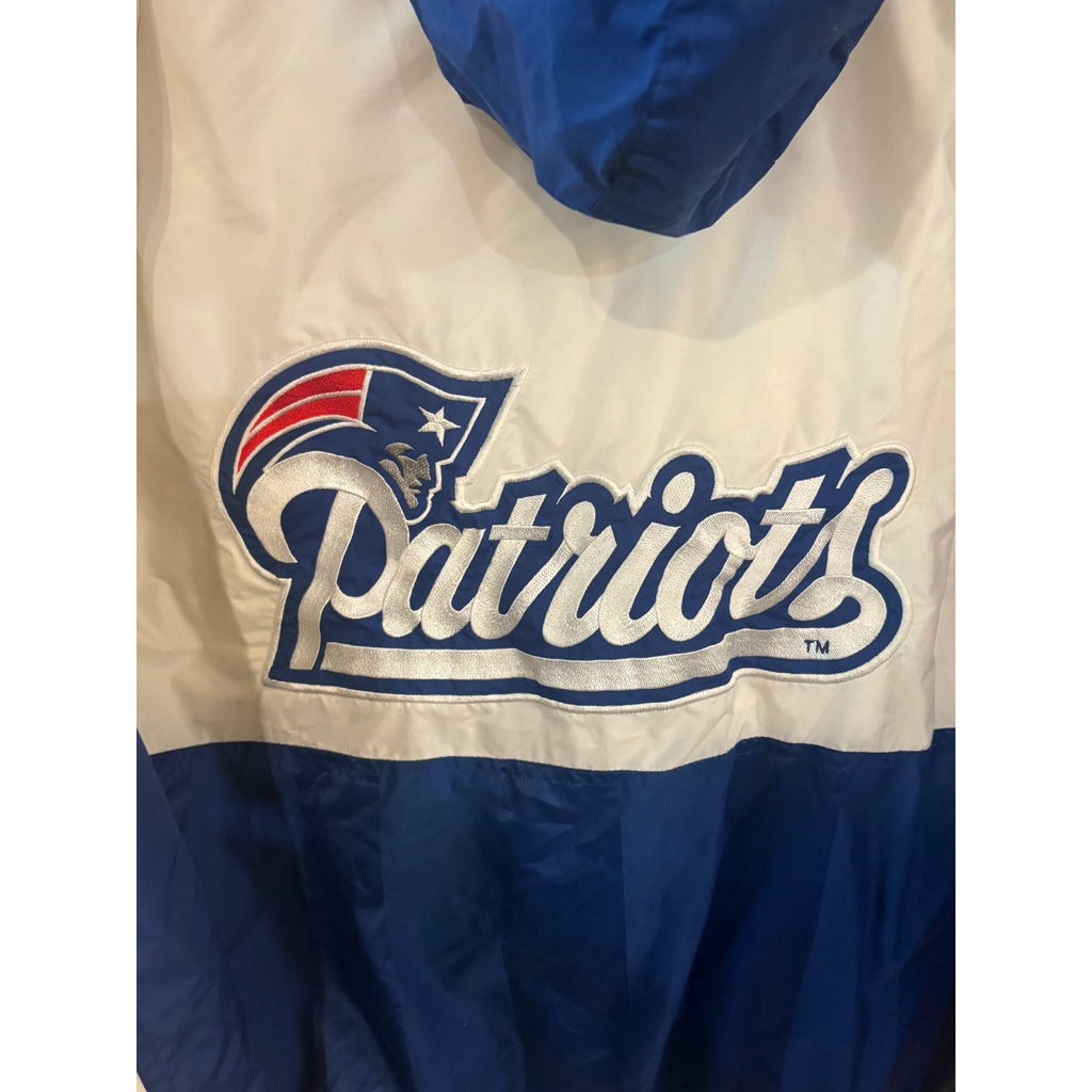 Vintage 90s Apex One New England Patriots NFL Pro Line Full Zip Puffer Jacket XL