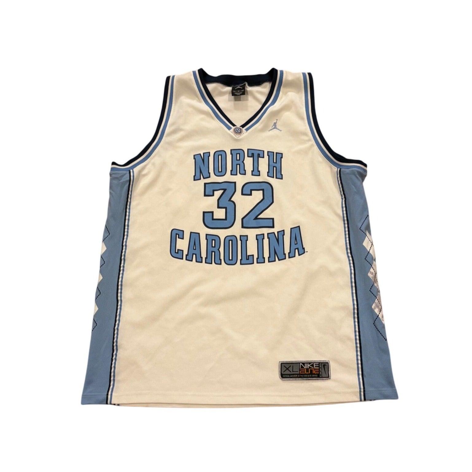 Nike North Carolina Rashad McCants #32 Jumpman Elite Basketball Jersey Men's XL