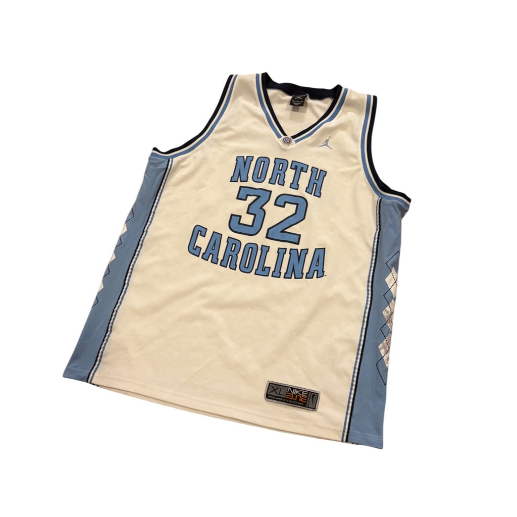 Nike North Carolina Rashad McCants #32 Jumpman Elite Basketball Jersey Men's XL
